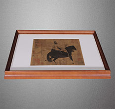 苍溪书画装裱配框服务案例